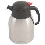 Termos stalowy z przyciskiem