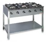 Kuchnia gazowa 6 palnikowa Kromet 000.KG-6M