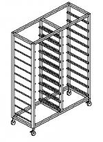 Regał jezdny na tace /GN C-G 083