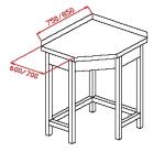 Stół narożny C-G 07