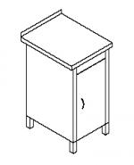 Szafka z drzwiami uchylnymi C-G 014 ze stali nierdzewnej