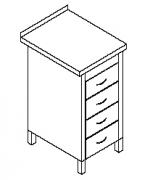Szafka z modułem czterech szuflad C-G 018